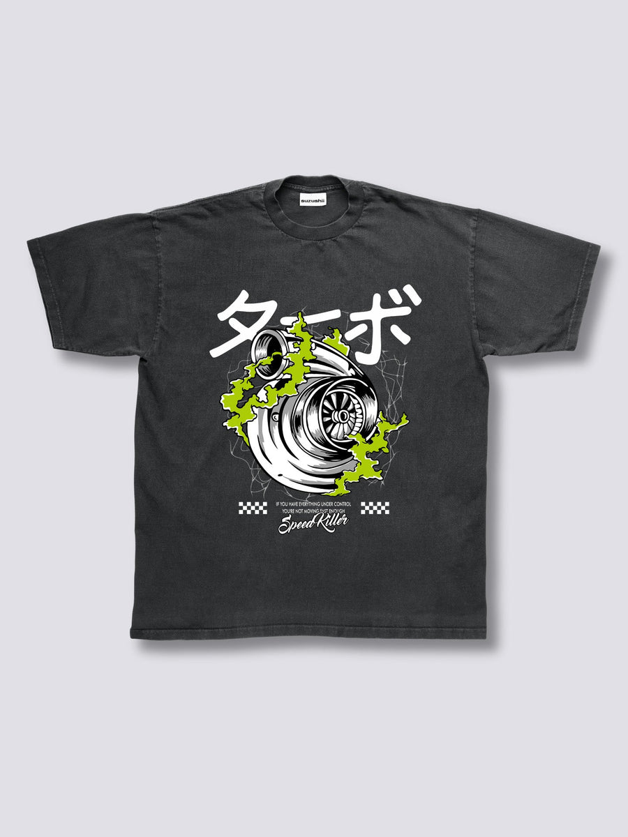 Estampado Frontal - Motor Camiseta Vintage