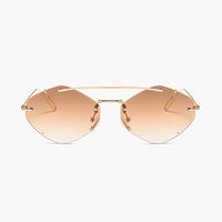 Laetitia · Gafas de Sol Doradas Exóticas
