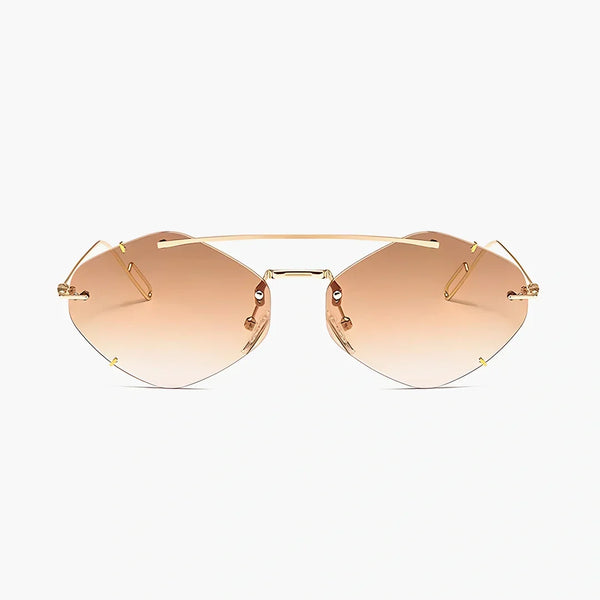 Laetitia · Gafas de Sol Doradas Exóticas