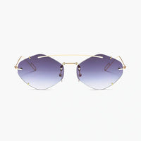 Laetitia · Gafas de Sol Doradas Exóticas