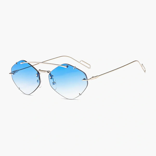 Laetitia · Gafas de Sol Doradas Exóticas