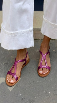 Ludovica · Sandalias Doradas Sol de Verano
