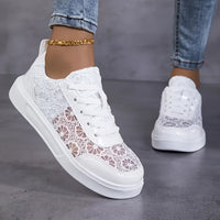 Dentelle · Zapatillas de Encaje Floral