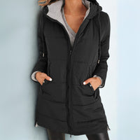Freida | Chaqueta acolchada larga con capucha para mujer™