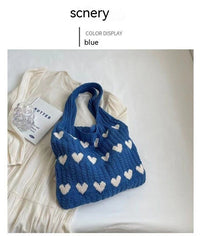 HeartKnit · Bolso Bandolera Tejido