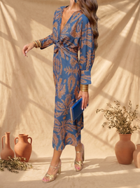 Celeste · Vestido Midi Elegancia Floral