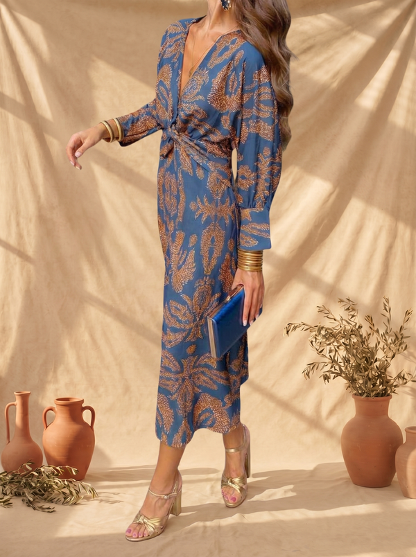 Celeste · Vestido Midi Elegancia Floral
