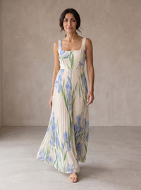 Oriah · Vestido Maxi Evásé con Flores