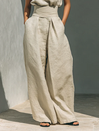 Nuria · Conjunto Minimalista de Top y Pantalón