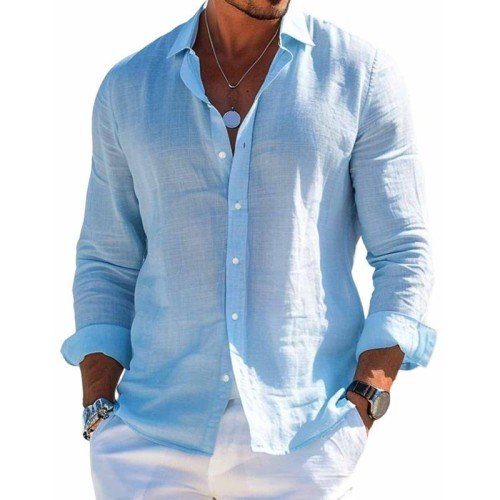 Cameron · Camisa Elegante en Tejido Transpirable