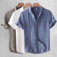 Scott · Camisa Elegante de Manga Corta con Botones