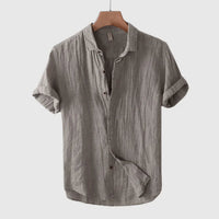 Scott · Camisa Elegante de Manga Corta con Botones