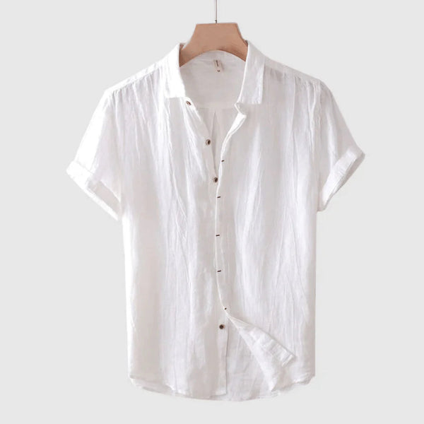 Scott · Camisa Elegante de Manga Corta con Botones