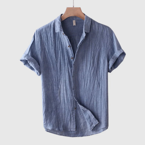 Scott · Camisa Elegante de Manga Corta con Botones