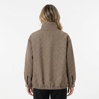 Chaqueta Piloto Cuadros Mujer