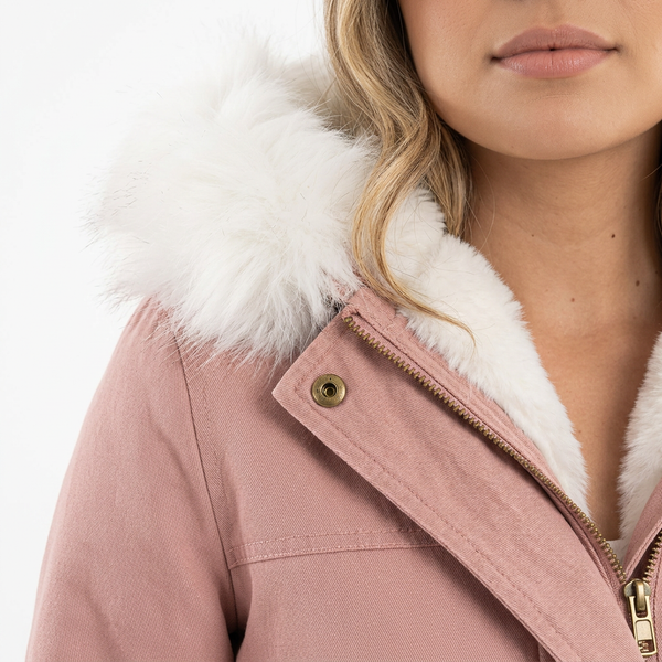 Chaqueta Invierno Capucha Botones