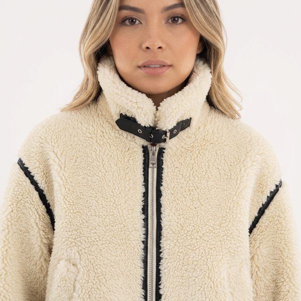 Chaqueta Teddy Elegante
