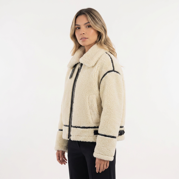 Chaqueta Teddy Elegante