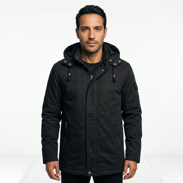 Chaqueta Capucha Forro Polar