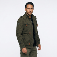 Chaqueta Forro Múltiples Bolsillos