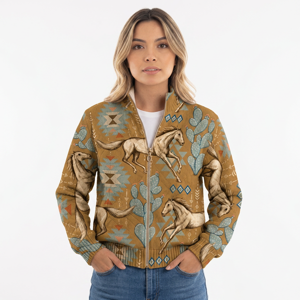 Chaqueta Cuello Alto Forro Polar