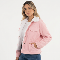 Chaqueta Pana Cuello Vuelto
