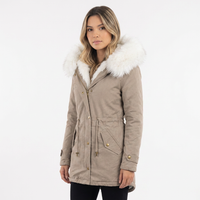 Chaqueta Invierno Capucha Botones