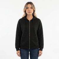 Chaqueta Capucha Material Estructurado