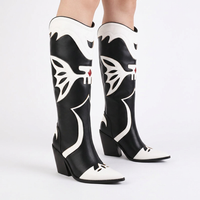 Botas Cowboy Tacón Alto Impermeables