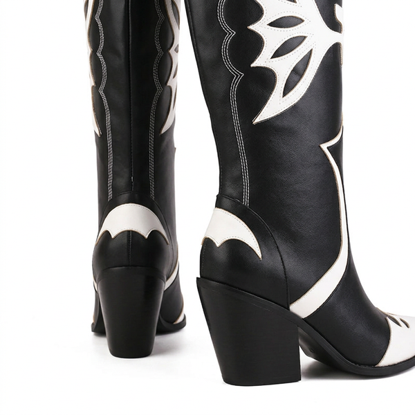 Botas Cowboy Tacón Alto Impermeables