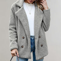 Noelia | Chaqueta blazer teddy cruzada para mujer™