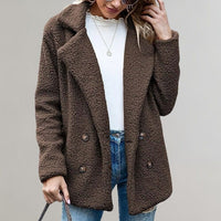 Noelia | Chaqueta blazer teddy cruzada para mujer™