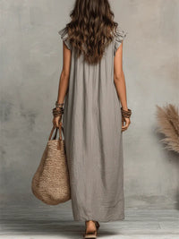 Chiara · Vestido Maxi Bohemio con Escote en V