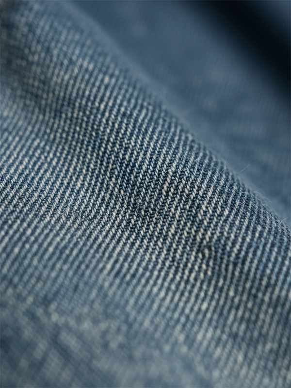 Karen · Vestido Largo de Denim Lavado Vintage