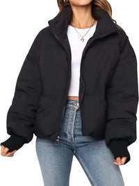Quintina | Chaqueta acolchada corta con cremallera para mujer™