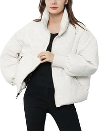 Quintina | Chaqueta acolchada corta con cremallera para mujer™