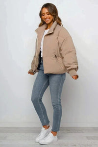 Quintina | Chaqueta acolchada corta con cremallera para mujer™