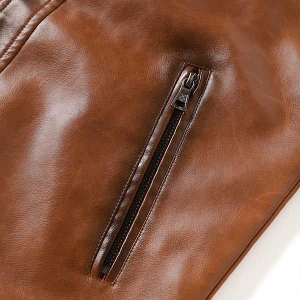 Laurent Monaco · Chaqueta de Cuero Cruiser