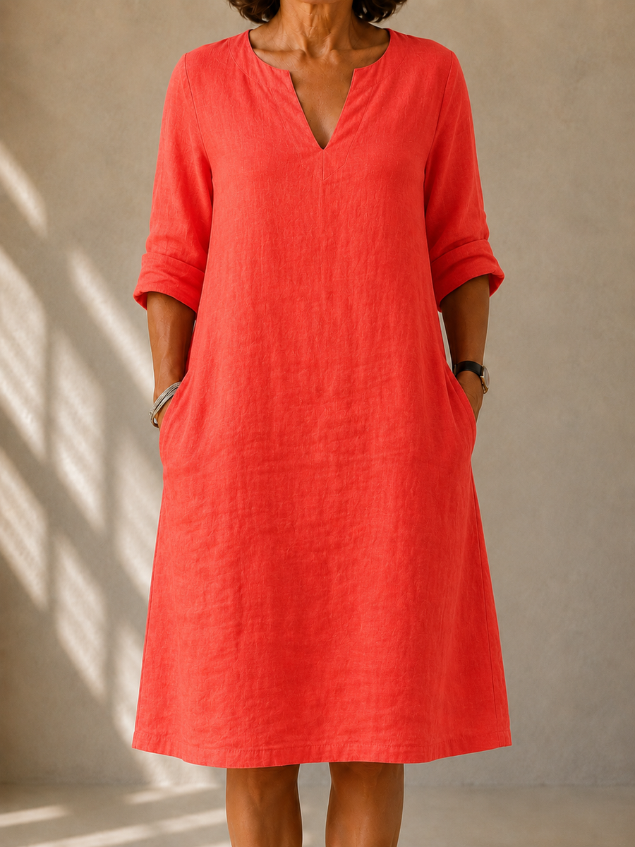 Margot · Vestido Fluido Corte Recto