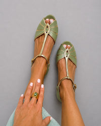 Opal | Zapatos peep toe con tacón de bloque