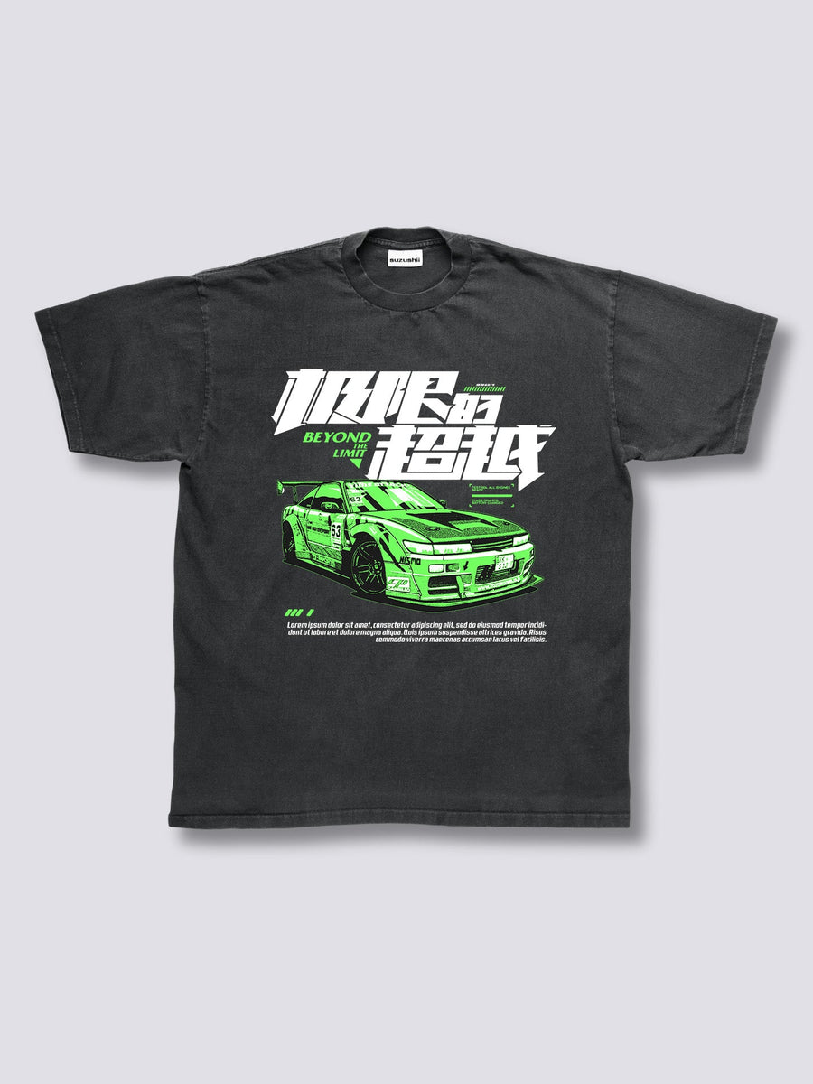 Estampado Frontal - Velocidad Camiseta Vintage
