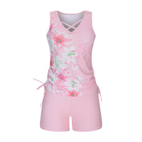 Conjunto Tankini de Dos Piezas de Talle Alto