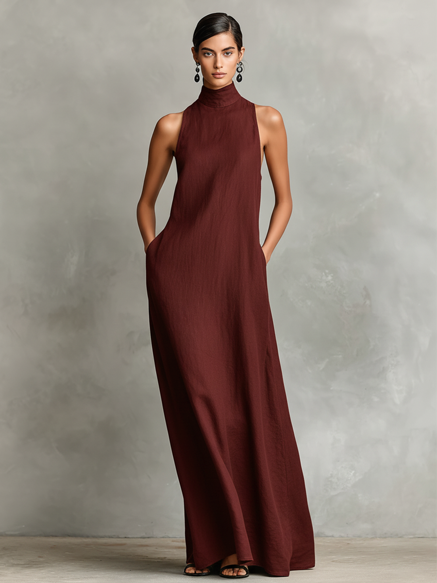 Fiora · Vestido Largo Minimalista