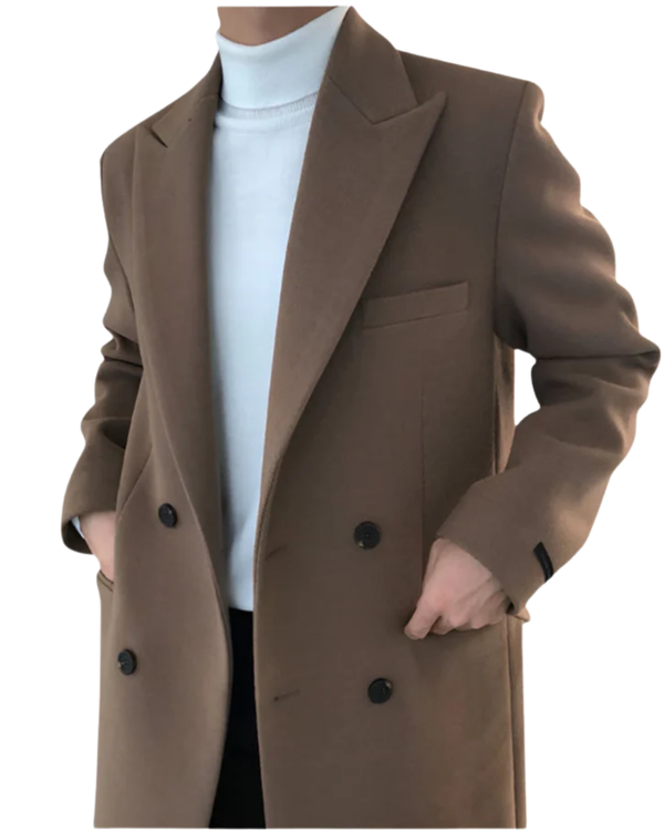 Laurent Monaco · Abrigo Cruzado Elegante