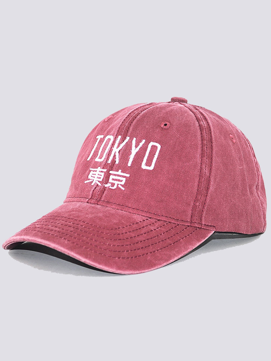 Tokio Vintage Gorra - Rojo